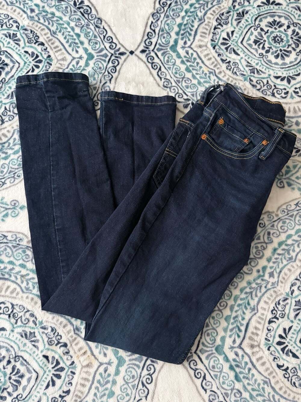Levi's 511 Slim Jeans Size W30 L32 Dark Wash Denim